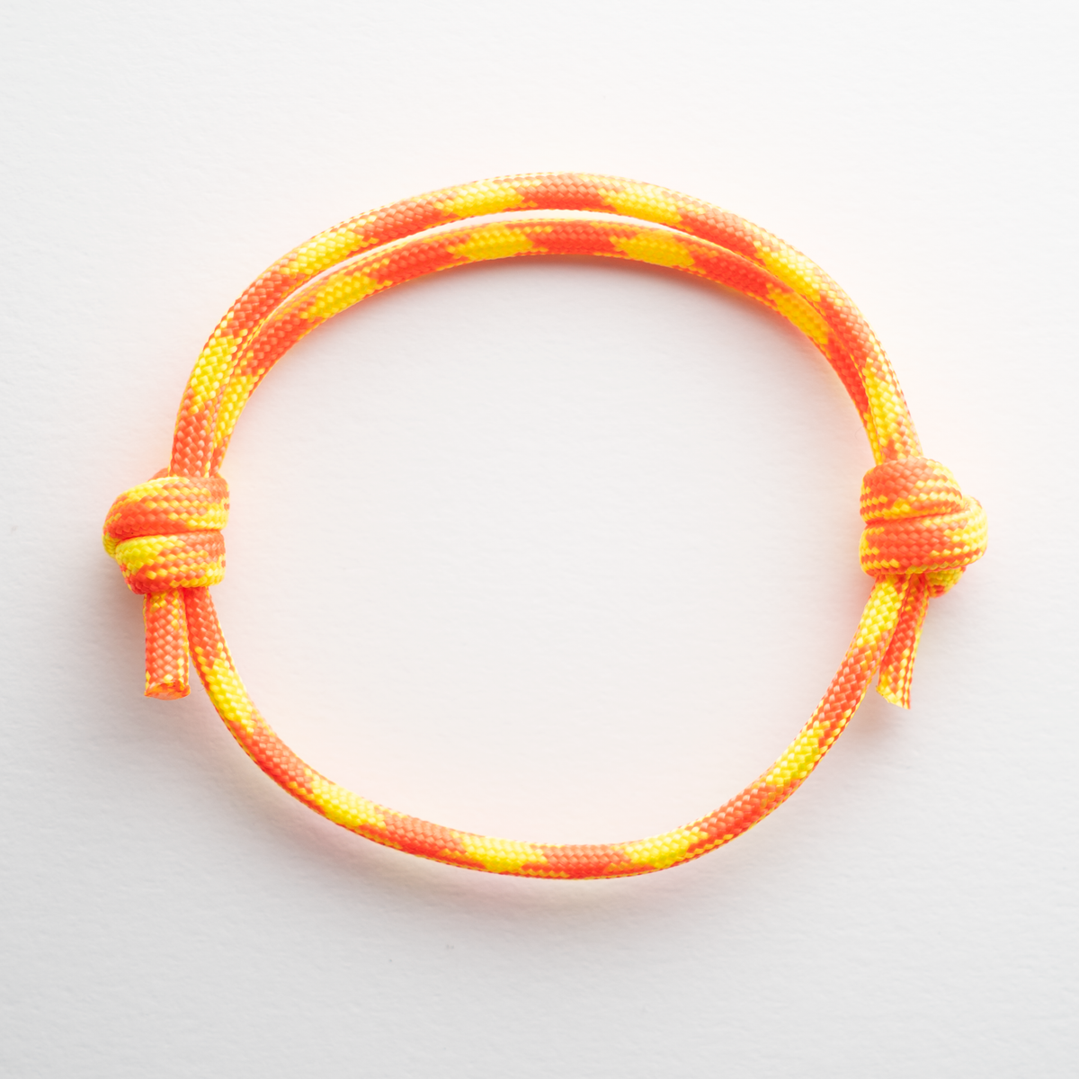 Striped Orange 550 Paracord Bracelet